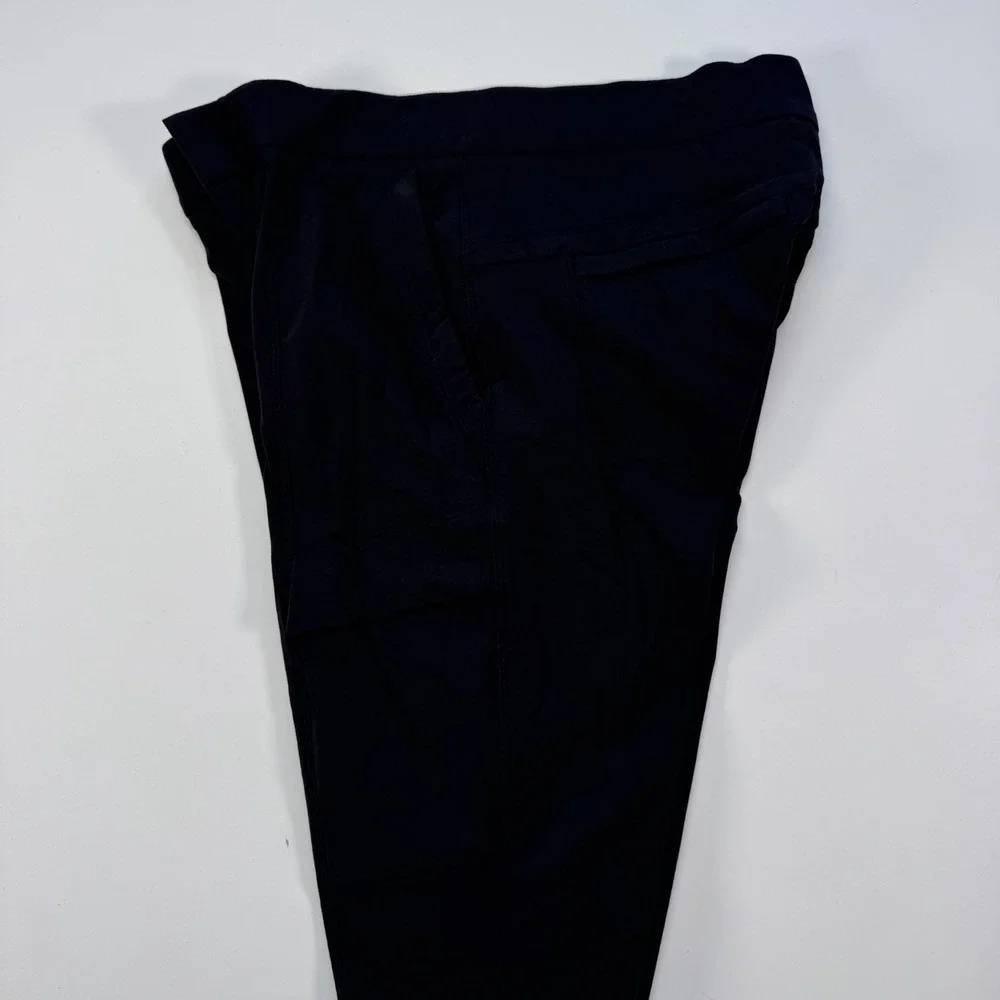 ATHLETA Cargo Pocket Joggers Tapered Ankle Womens 4 28.5" Inseam Black Stretch - Picture 10 of 14
